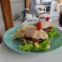 Sandwich at Bowl Acai Bar in Puerto Ayora