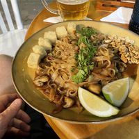 Tofu pad Thai   at The Rock in Puerto Ayora