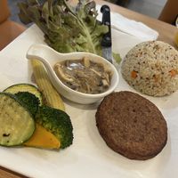 Plant based steak  #Veganuary at Salad Factory - Crystal Park in Bangkok