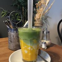 Mango Matcha   at Veganes Café im Powerhouse  in Erftstadt