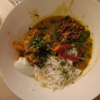 Daal, stew, rice at De Sering in Amsterdam