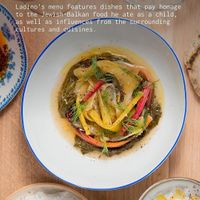 The Leeks dish was so flavorful it was good alone and on top of pita. at Ladino in San Antonio