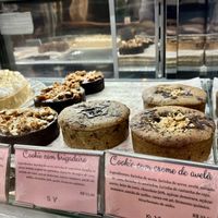 Cookie cake  at Sra Amendoa  in Brasilia