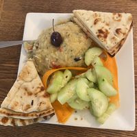 Eggplant spread  at Elia in Glenside