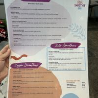 Menu april  at Soul Smoothie Bar in Central Singapore