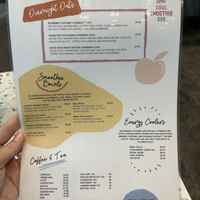 Menu april  at Soul Smoothie Bar in Central Singapore