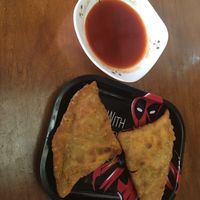 Hottt samosas (only the sauce)  at Chicken Biryani House - Food Stall in Vigan