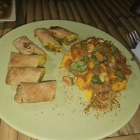 Spring rolls at SweetSoul Lanta in Krabi