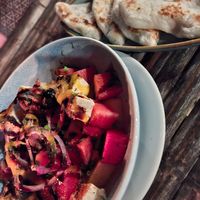 Watermelon salad at SweetSoul Lanta in Krabi