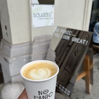 Hafermilch Cappuccino   at No Panic in Vienna