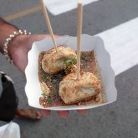 Vegan dumpling at The Dumpling - Food Stall in Pai