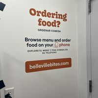 One way to order food if you go in person  at Colossal Vegan - Cloud Kitchen in Belleville