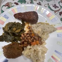 Take out with a bit of everything on the plate  at Colossal Vegan - Cloud Kitchen in Belleville