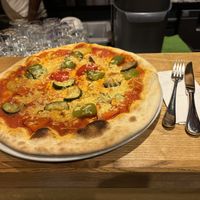 Vegan pizzaa  at The Italian Frankfurt in Frankfurt