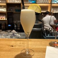 Sorbet and Prosecco  at The Italian Frankfurt in Frankfurt