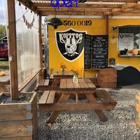 Outdoor tables nearby or by Methven  at Kopitos in Dundee