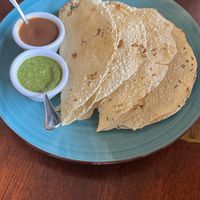 Lentil based crackers as a gluten free option   at Himalayan Restaurant & Bar in Coos Bay