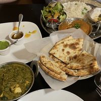 Tofu saag.  at Himalayan Restaurant & Bar in Coos Bay