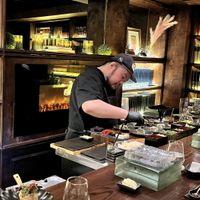 Chef in action!  at Omakaseed in New York City