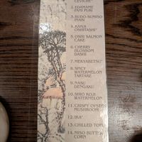 Spring Menu 2026 at Omakaseed in New York City
