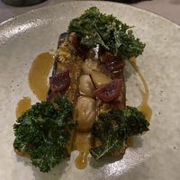 Another exciting course with kale, vegetables and exiting emulsions. Every dish uniquely distinguishable from  at The Flackyard in Pinnacle