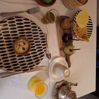 breakfast plus banana,strawberry at Riad Dar Zaman in Marrakech