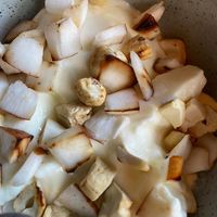 Selbstgemachtes Kokosjogurt   at Cappuccino Bistro in Sigiriya