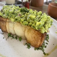 Avocado on toastt  at Cappuccino Bistro in Sigiriya