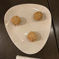 Mochi for dessert  at Viet Hoa Cafe & the Fruit in London