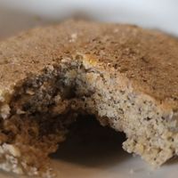 Buckwheat Corn cake at Trumpet Blossom Cafe in Iowa City