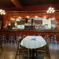 Chic bar at Trumpet Blossom Cafe in Iowa City