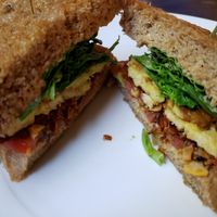 Tempeh BLT at Trumpet Blossom Cafe in Iowa City
