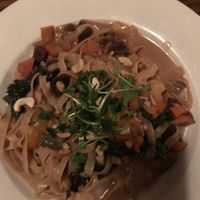 Fettuccine Alfredo  at Trumpet Blossom Cafe in Iowa City