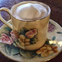 Lots of beverage options at Trumpet Blossom Cafe in Iowa City