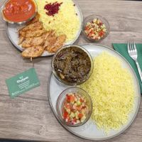 Ghorme Sabzi and Juje Kebab, delishes ❤️ at Dadashi in Hamburg