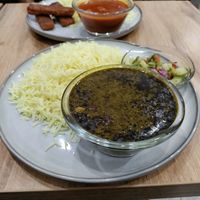 Ghormeh sabzi stew. Full of flavor at Dadashi in Hamburg