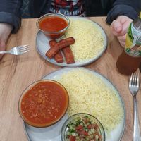 Gheymeh bademjan and vegan kabab at Dadashi in Hamburg
