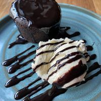 Vegan brownie   at Dervish in Berlin