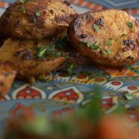 Potatoes from Kofta kabob at Dervish in Berlin