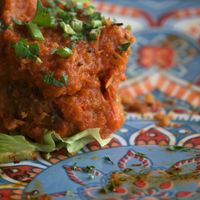 Green lentil cutlets at Dervish in Berlin