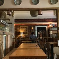 Inside of restaurant at Dervish in Berlin