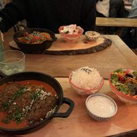 Kofta Set (Front) and Dervish Set (back)  at Dervish in Berlin