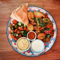 Meal at Dervish at Dervish in Berlin