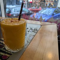 Mango lassi at Dervish in Berlin