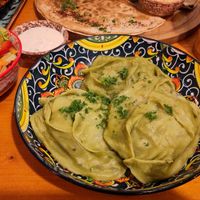 Potato Manti plate at Dervish in Berlin