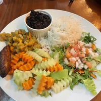 Casado vegetariano   at El Rio  in La Fortuna