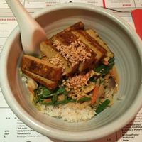 Erdnusscurry mit Tempeh at MoschMosch in Mainz