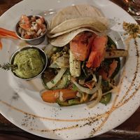 Plant-based Fajitas at El Wagon in Manuel Antonio