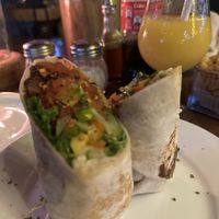 Vegan wrap  at El Wagon in Manuel Antonio