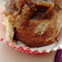 Innards of the vegan cinnamon bun at Ubud Cinnamon in Ubud